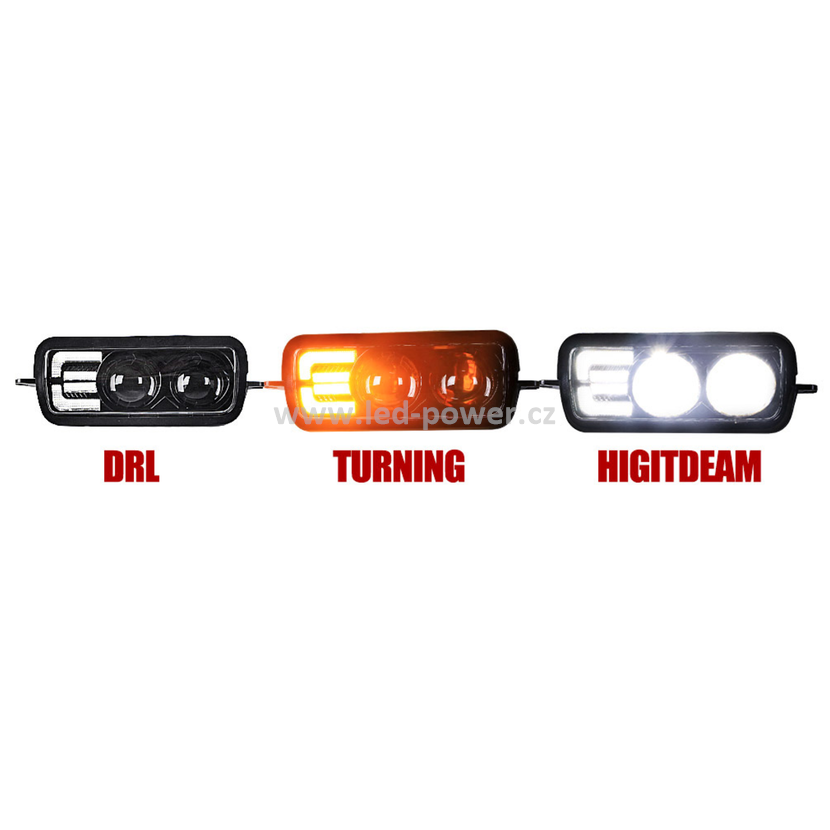 LED přední denní svícení, blinkr na Lada Niva 2ks Typ 2  Led světla,Led  rampy,přídavné dálkové světla,offroad led světla,LED pracovni svetlo,LED  rampa,LED světelná rampa