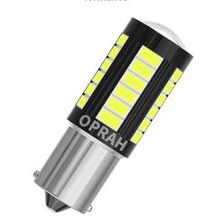 LED žárovka P21W BA15S, 1500lm V2, 12V-24V